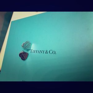 Tiffany & Co. Mini Heart Tag Earrings